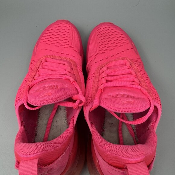 Nike Air Max 270 Hyper Pink Womens Size 6.5 Athletic Running Sneakers No Insoles - Picture 7 of 9